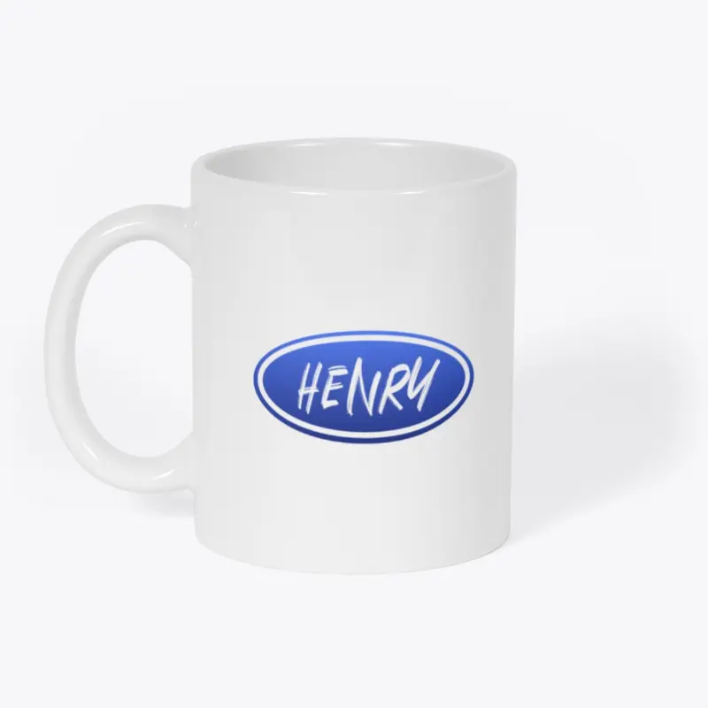 henry white mug 