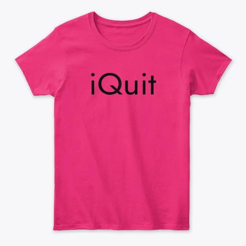 iQuit women's tee